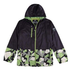 Men's Lightweight Windbreaker Stylish Colorways Hoodie Size L